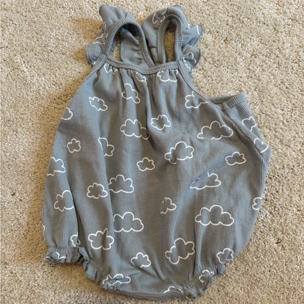 Quincy Mae Gray Cloud One Piece